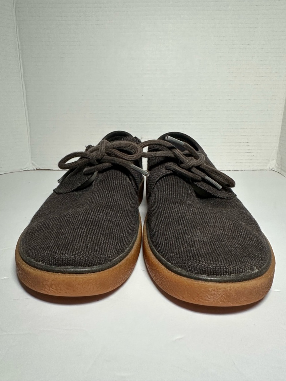 Rothy’s Men’s Vintage Brown Wool Blend Lace Up Casual Sneakers- Size 8.5 - Picture 9 of 11